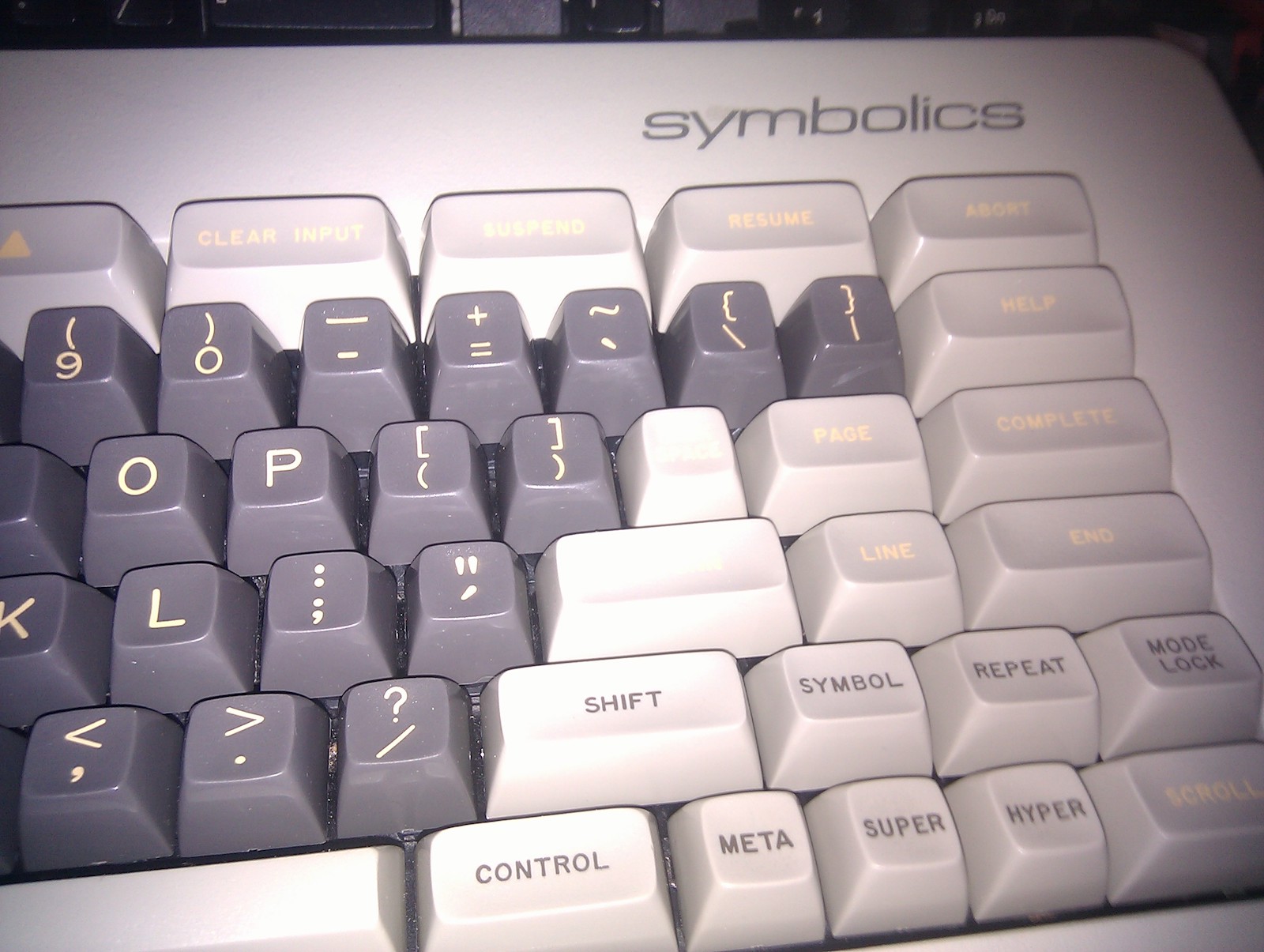 Symbolics "old style" keyboard