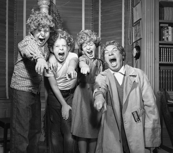 Harpo Marx and three of his children