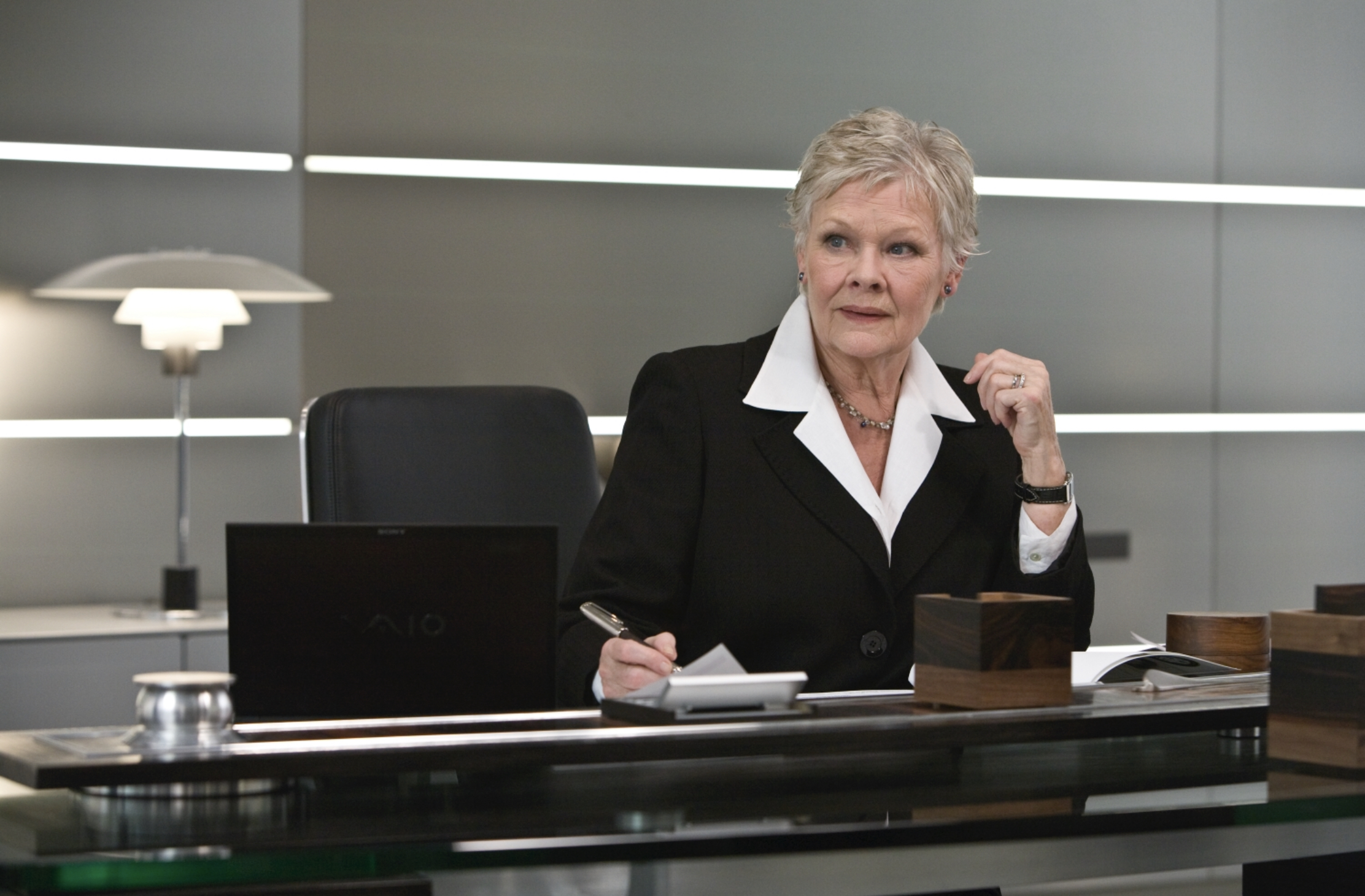 Dame Judy Dench as Lady Miles Messervy