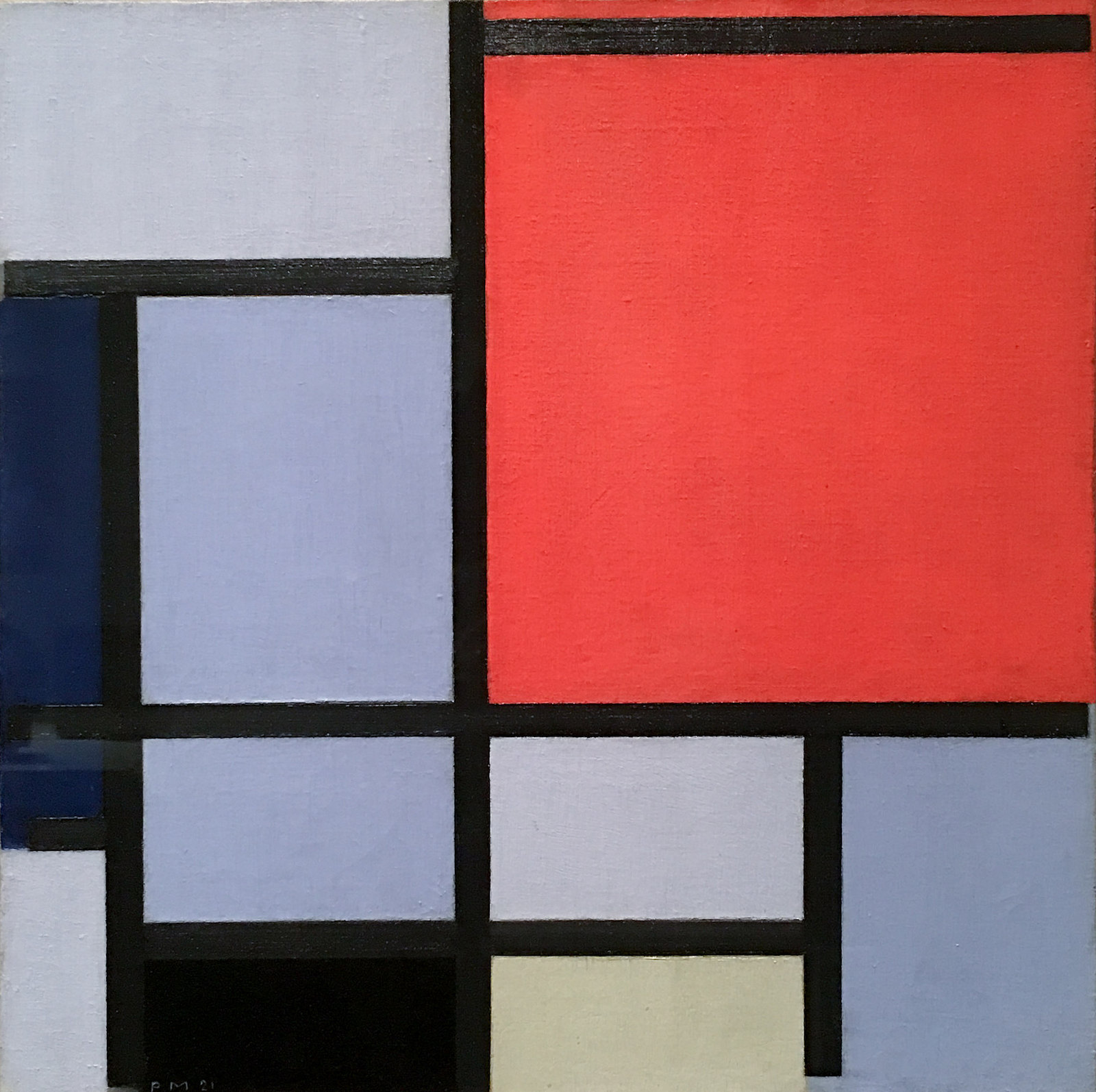 Piet Mondrian, Composition, 1921 by Sharon Mollerus